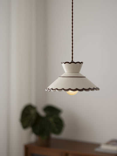 Lámpara Colgante Vintage de Cerámica y Latón para Bar y Dormitorio - Image 8