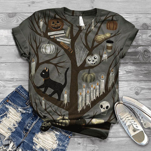 Camiseta Retro Halloween Unisex - Estilo Clásico para Él y Ella - Image 18