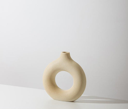 Jarrón Redondo de Cerámica Artesanal Decorativo - Image 7
