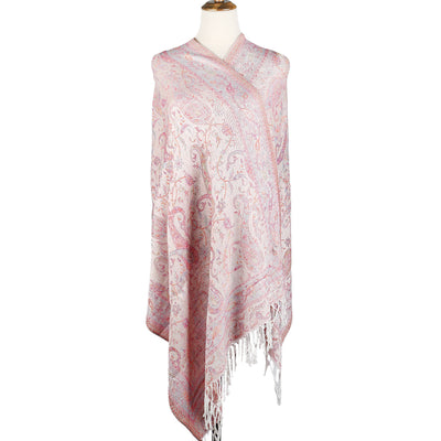 Bufanda Étnica Jacquard con Patrón Anacardo y Borlas - Estilo Europeo y Americano - Image 9
