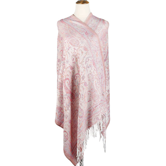 Bufanda Étnica Jacquard con Patrón Anacardo y Borlas - Estilo Europeo y Americano - Image 9