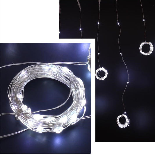 Cortina de Luz LED con Control Remoto y Cable de Cobre - Image 2