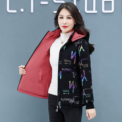 Chaqueta Acolchada Reversible de Plumón para Invierno Mujer - Image 7
