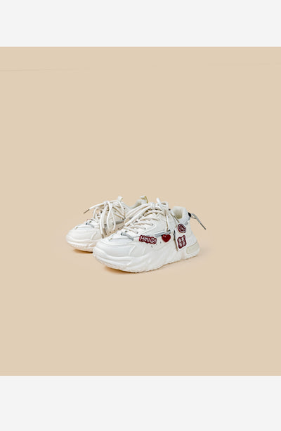 Zapatillas Deportivas Blancas con Suela Gruesa para Mujer - Image 6