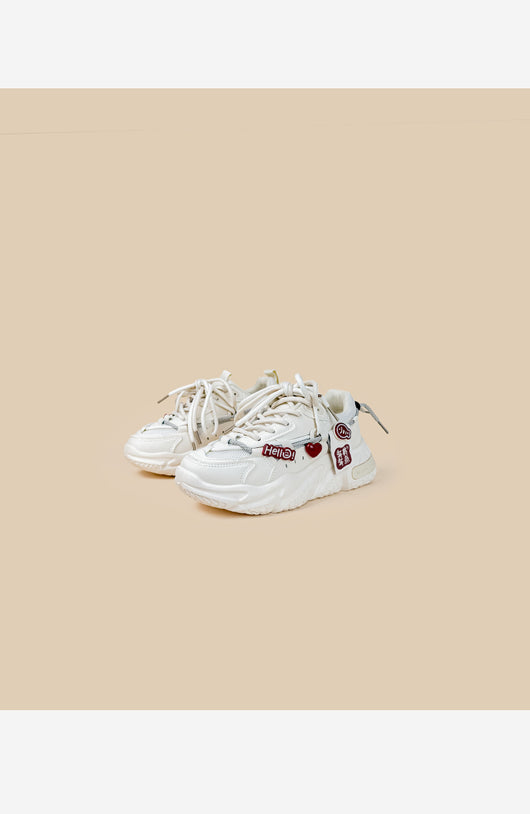Zapatillas Deportivas Blancas con Suela Gruesa para Mujer - Image 6