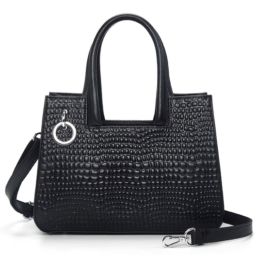 Bolso Mensajero de Cuero Atmosférico para Mujer - Cartera de Hombro Elegante - Image 9