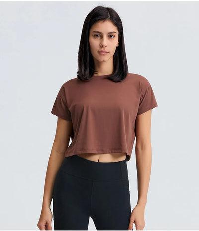 Top Deportivo Mujer Primavera Cuello Redondo Manga Corta Transpirable - Image 53