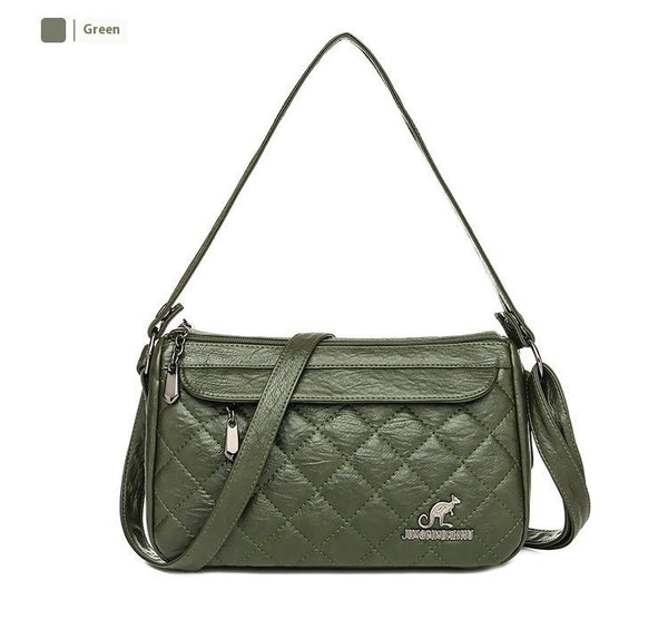Bolso Bandolera de Cuero PU Texturizado Suave - Image 6