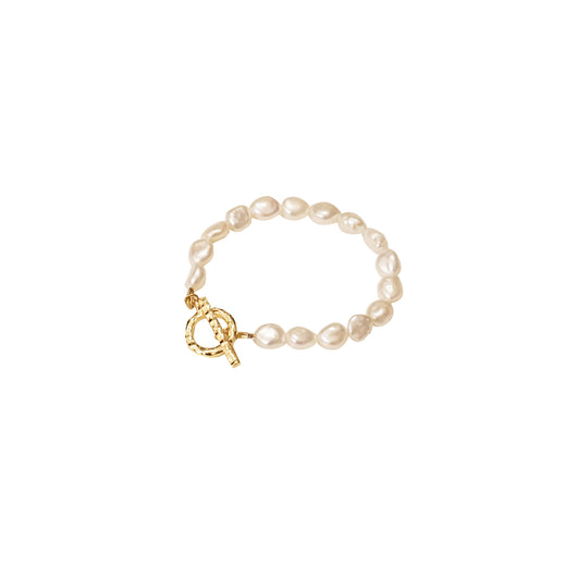 Pulsera de Perlas Barrocas Vintage con Diseño Natural - Image 6