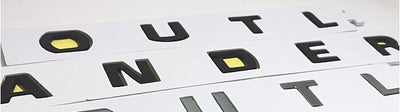 Emblema Frontal OUTLANDER - Adhesivo de Identificación para Personalización - Image 9