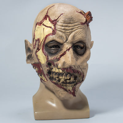 Máscara de Terror con Ramas y Cicatrices Cómicas - Image 4