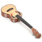 Ukelele Soprano de Pícea de 23 Pulgadas con Agujero de Uva