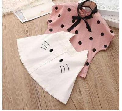 Conjunto Infantil de Verano con Blusa de Moño y Shorts - Image 24