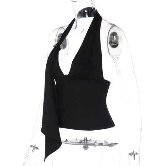 Camiseta Halter Calada Elegante para Mujer - Image 16