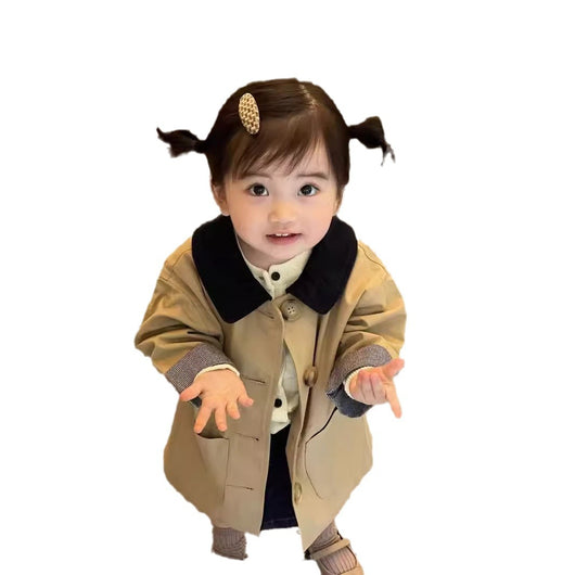 Gabardina Infantil para Niñas - Abrigo Primavera y Otoño - Image 5
