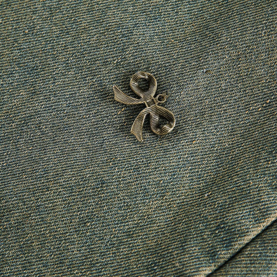 Shorts de Mezclilla con Detalle de Moño para Hombre - Estilo Urbano Americano Verano - Image 3