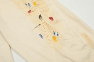Pantalones Retro con Diseño Splatter Pintado a Mano - Image 15