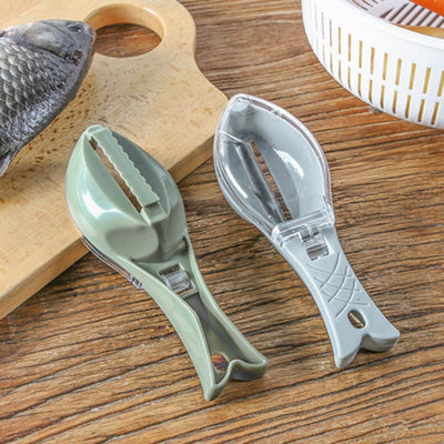 Raspador de Escamas de Pescado con Cuchillo Desarmable - Herramienta de Limpieza de Cocina - Image 14