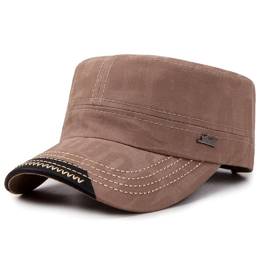 Gorra Plana de Algodón Puro para Hombre - Image 13