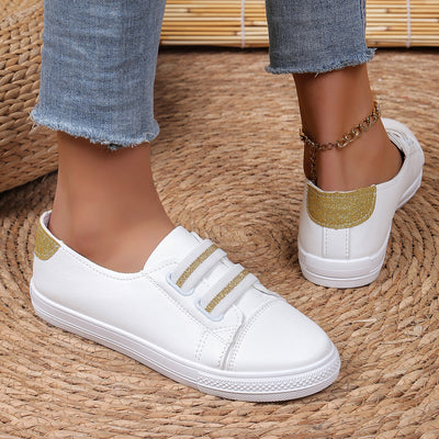 Zapatos Blancos Casuales Slip-On Cómodos y Versátiles - Image 3