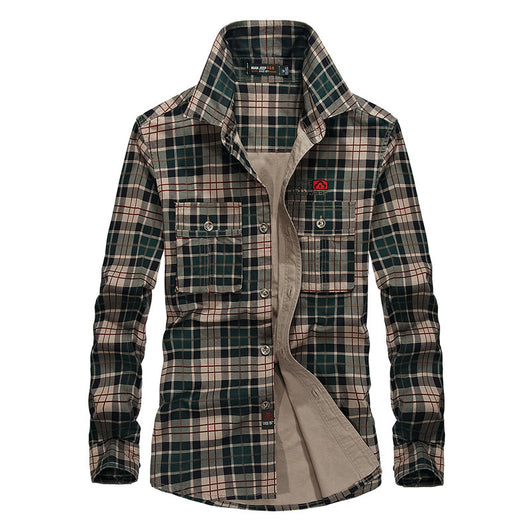 Camisa de Cuadros Casual para Hombre - Image 12
