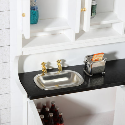 Mesa de Cocina en Miniatura - Mueble Decorativo para Dioramas y Escenas - Image 3