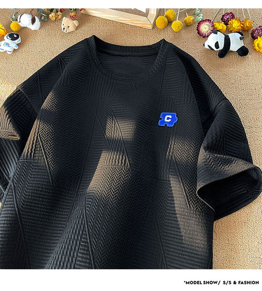 Camiseta Manga Corta Hombre Diseño Premium Talla Grande - Image 17