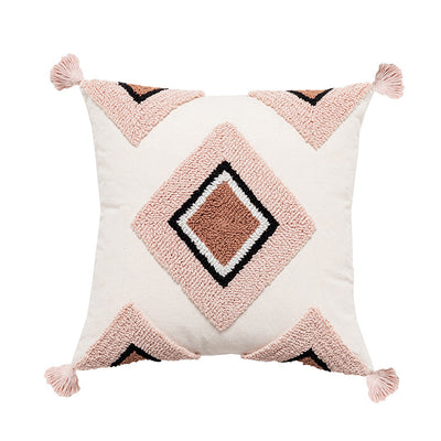 Funda de Almohada Velvet con Formas Geométricas para Decoración del Hogar - Image 5