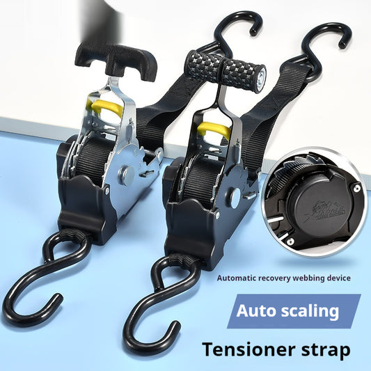 Correa Automática Reutilizable para Sujeción de Equipaje en Auto y Moto