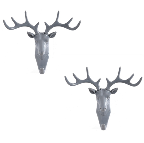 Perchero Decorativo Cabeza de Ciervo con Astas - Organizador de Pared para Ropa, Sombreros y Accesorios - Image 10