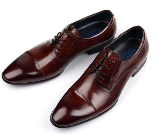 Zapatos de Vestir Ejecutivos con Punta Afilada - Estilo Británico Premium - Image 4