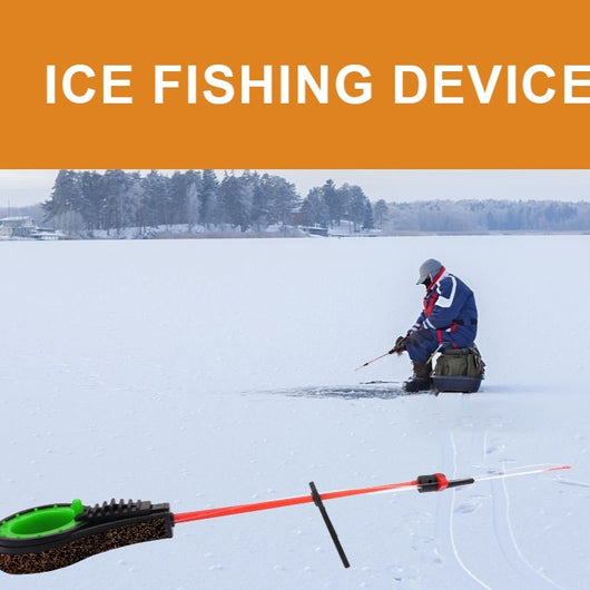 Caña de Pesca en Hielo Portátil con Varilla Removible