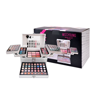 Paleta de Sombras y Rubor Combinada - Set Completo de Maquillaje