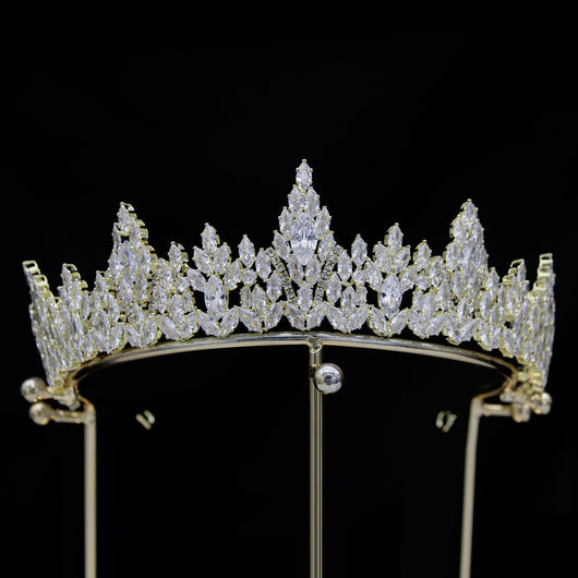 Corona Nupcial Elegante Europeo-Americana