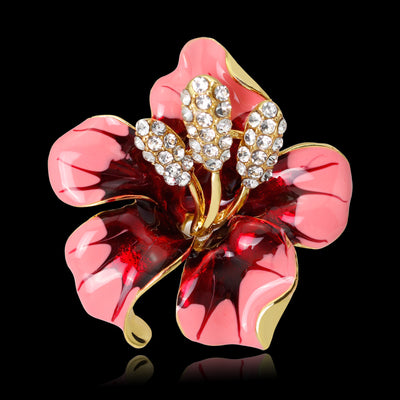 Broche Vintage Rosa Floral Elegante - Image 12