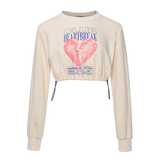 Suéter Holgado de Manga Larga con Estampado - Pullover Americano para Mujer - Image 10