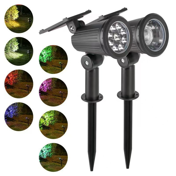 Foco Solar Exterior Impermeable con Sensor de Movimiento