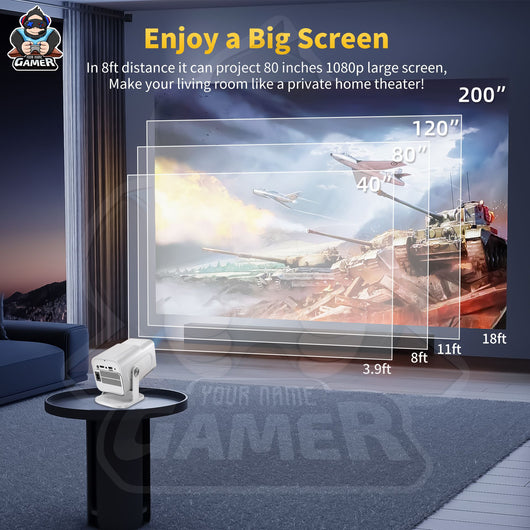 Consola de Juegos Android con Proyector 4K, WiFi y Control Inalámbrico - Image 29