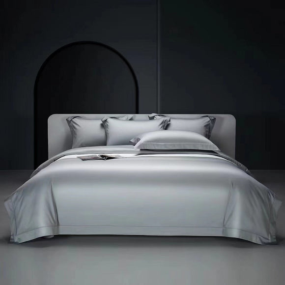 Juego de Cama Lujo 140 Hilos Algodón Puro Satén Premium