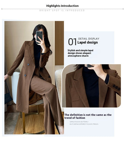 Abrigo Trench Doble Botonadura Elegante para Mujer - Image 12