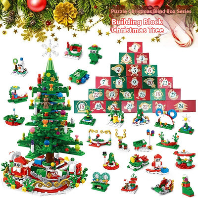 Juego de Bloques de Construcción Navideño - Caja de Regalo Perfecta