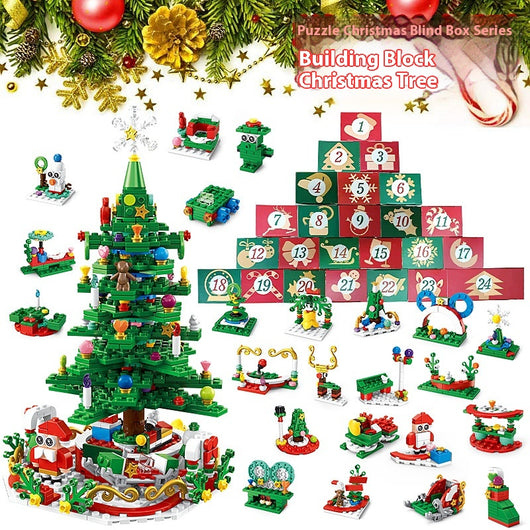 Juego de Bloques de Construcción Navideño - Caja de Regalo Perfecta