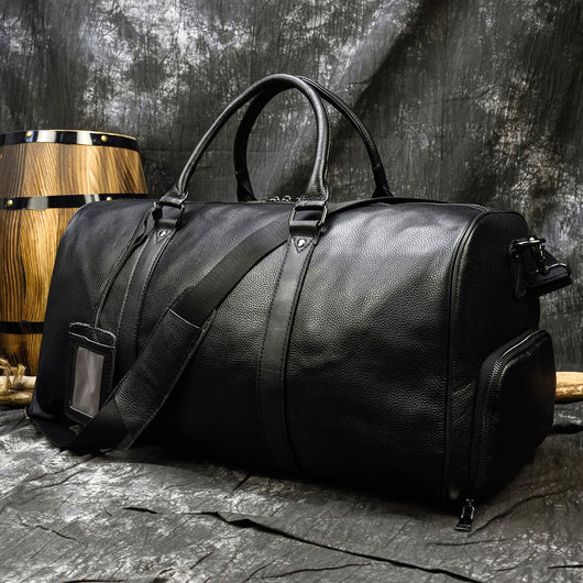 Bolso de Mano Grande en Cuero Genuino para Hombre - Image 16