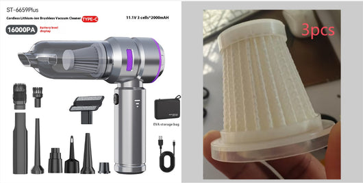 Limpiador Portátil de Auto 2 en 1 con Succión y Soplado - Image 19
