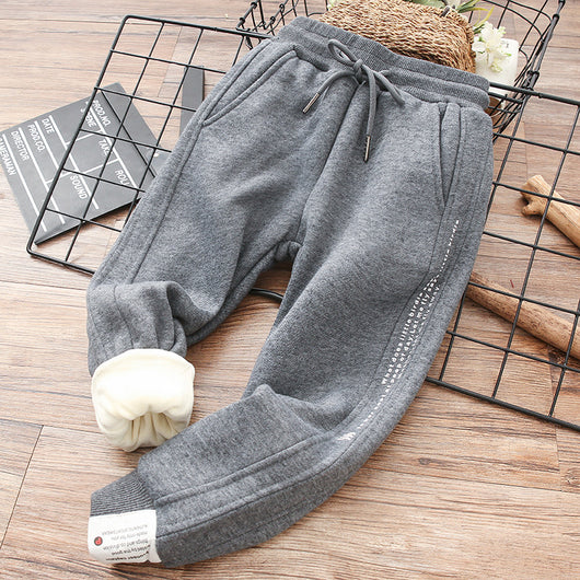 Pantalones de Buzo Deportivos Niños - Algodón Polar para Otoño e Invierno - Image 7