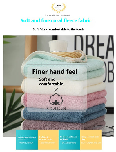 Toalla Facial de Microfibra Coral de Alta Densidad - Súper Absorbente - Image 33