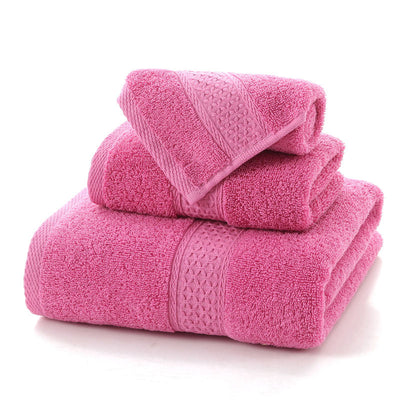 Juego de 3 Piezas Toallas de Algodón Pima con Pañuelo Jacquard Absorbente - Image 18