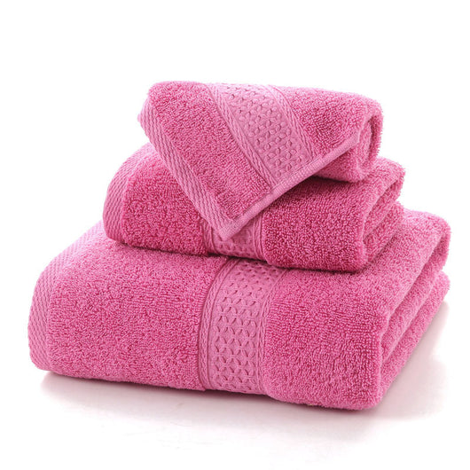 Juego de 3 Piezas Toallas de Algodón Pima con Pañuelo Jacquard Absorbente - Image 18