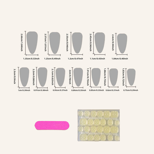 Puntas de Uñas Postizas Aurora de Alta Calidad - Image 8