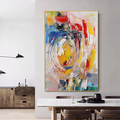 Cuadro Abstracto Moderno Pintado a Mano - Arte en Lienzo para Sala de Estar - Image 10